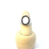 Anello Marcello Pane Donna 2022 in Argento Diamante Black ANMON135 - ANMON135